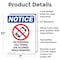 Signmission No Personal Cell Phone, 7 in W x Rectangle, Aluminum OS-2PACK-NS-A-710-V-14731 - alternate 3